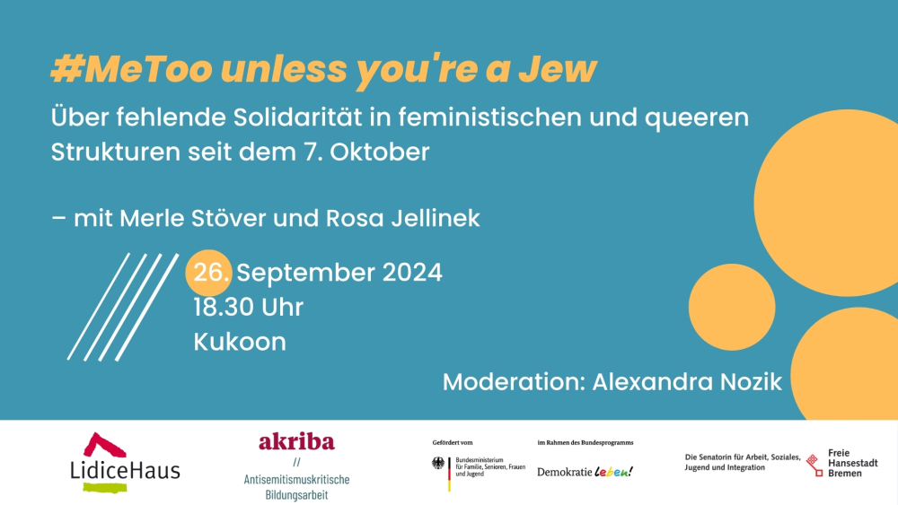 #MeToo unless you're a Jew. Über fehlende Solidarität in feministischen und queeren Strukturen seit dem 7. Oktober