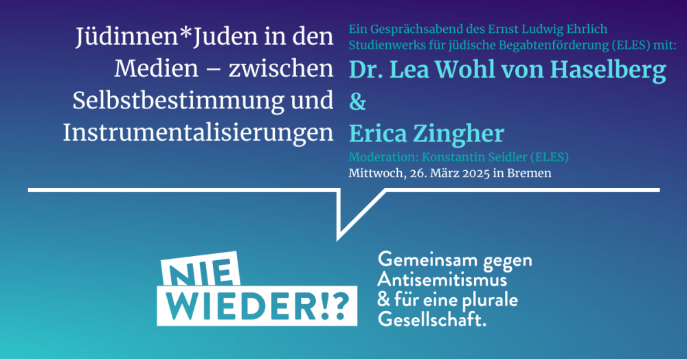 Veranstaltung: Jüdinnen*Juden in den Medien Jüdinnen*Juden in den Medien