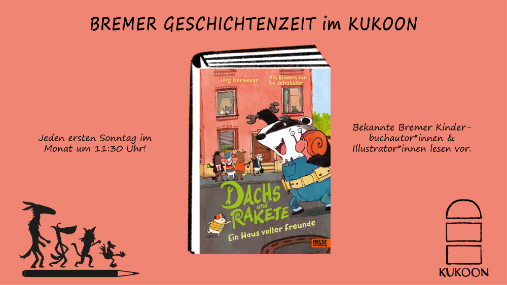 Dachs und Rakete. Ein Haus voller Freunde.